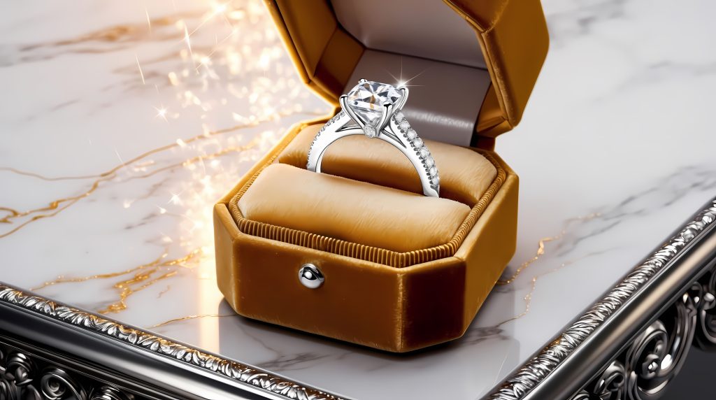pear-shaped engagement ring