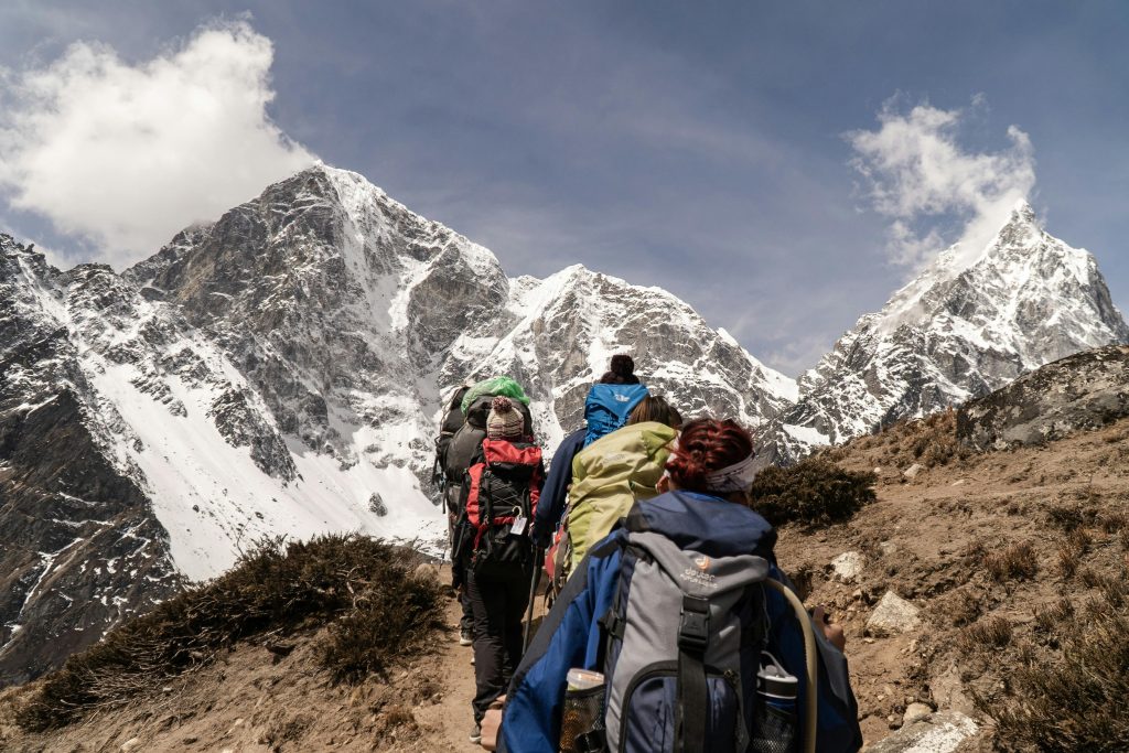 trekking in group